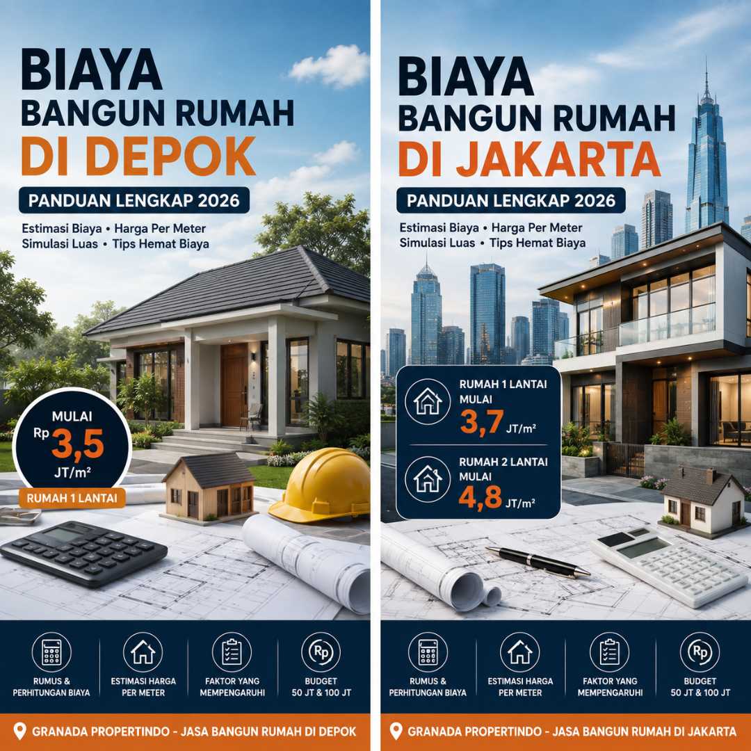 Biaya Bangun Rumah di Depok & Jakarta Biaya Bangun Rumah di Depok & Jakarta